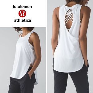 Lululemon Cruiser Tank - white